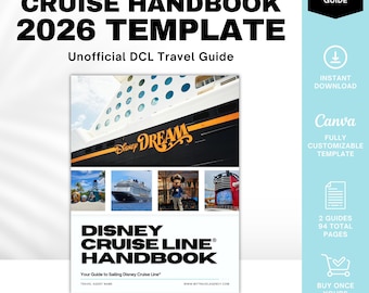 Manual de DCL Cruise Line 2026, Guía del cliente de DCL, Plantilla para agentes de viajes