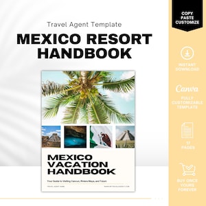 Modelo de Manual de Resort do México, Modelo de Agente de Viagens, Guia de Resort