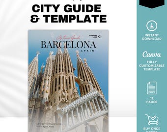 Barcelona City Guide, Travel Agent Template, Barcelona Travel Guide