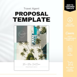 Vacation Proposal Template, Travel Agent Template