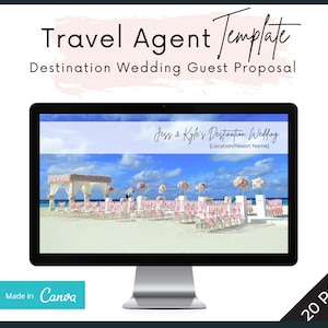 Destination Wedding Travel Agent Proposal Template