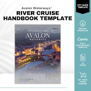 Manuale non ufficiale per le crociere fluviali ad Avalon, Guida alle vacanze in crociera fluviale, Modello per agente di viaggio