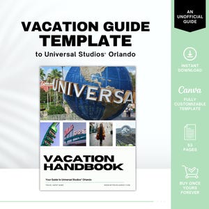 Universal Orlando 2025 Park Guide, reisbureausjabloon