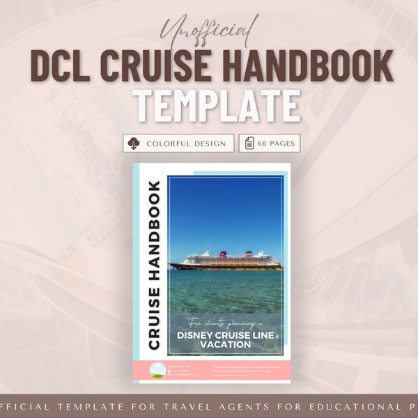 DCL Cruise Line Planner, DCL Client Guide, Travel Agent Template