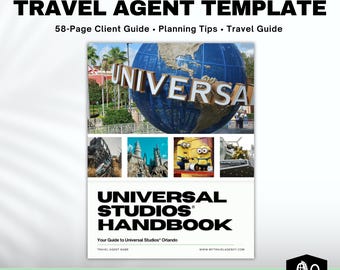 Guía del parque Universal Orlando 2026, plantilla para agentes de viajes
