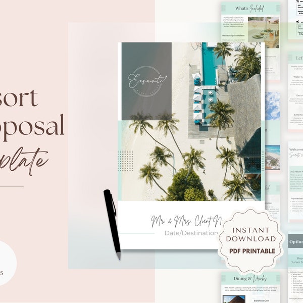 Travel Agent Proposal Template, Travel Agent Itinerary Template