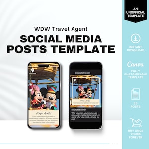 WDW Social Media Posts, Travel Agent Stories