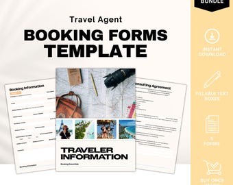 Travel Agent Forms, Travel Agent Templates