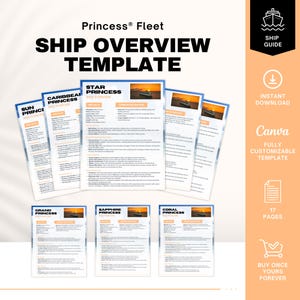 Unofficial Princess Cruise Ship Guide, Travel Agent Template