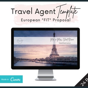 Travel Agent European FIT Vacation Proposal Template, Travel Agent European Itinerary