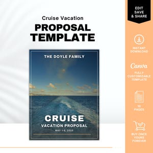 Cruise Proposal Template, Travel Agent Proposal Template