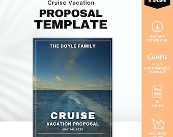 Cruise Proposal Template, Travel Agent Proposal Template