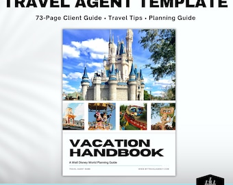 WDW 2026 Vacation Guide Template, Travel Agent Template