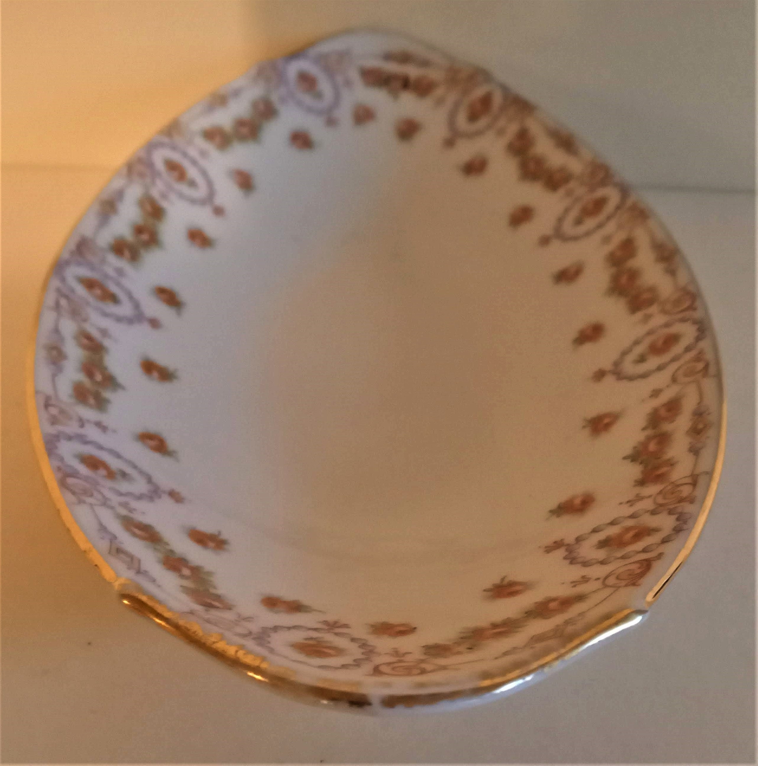 Plat en Porcelaine Français U.c Limoges