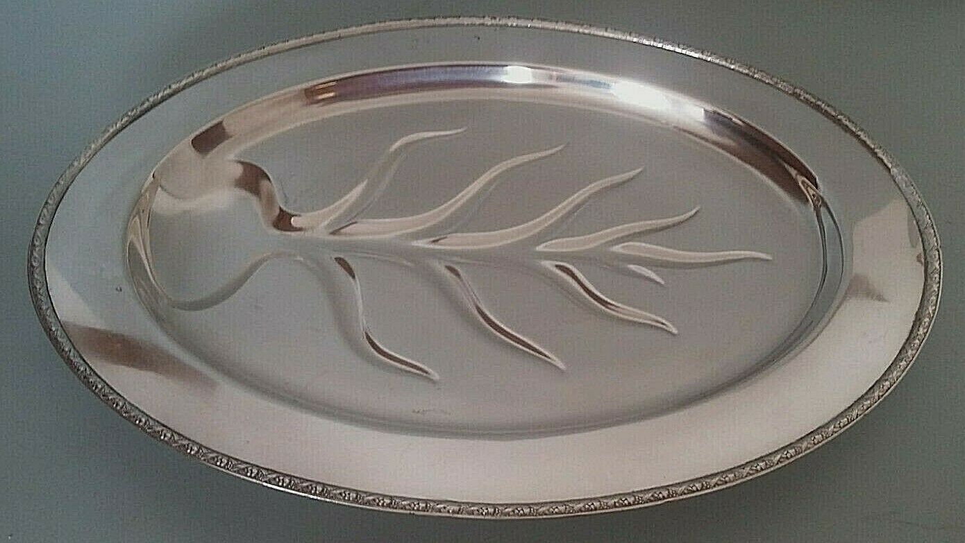 Asperges Art Déco Plat Harvest W. Rogers Marque