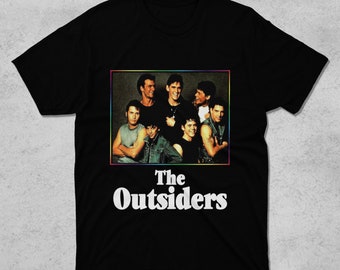 THE OUTSIDERS T-shirt Funny Birthday Cotton Tee Vintage Gift For Men Women