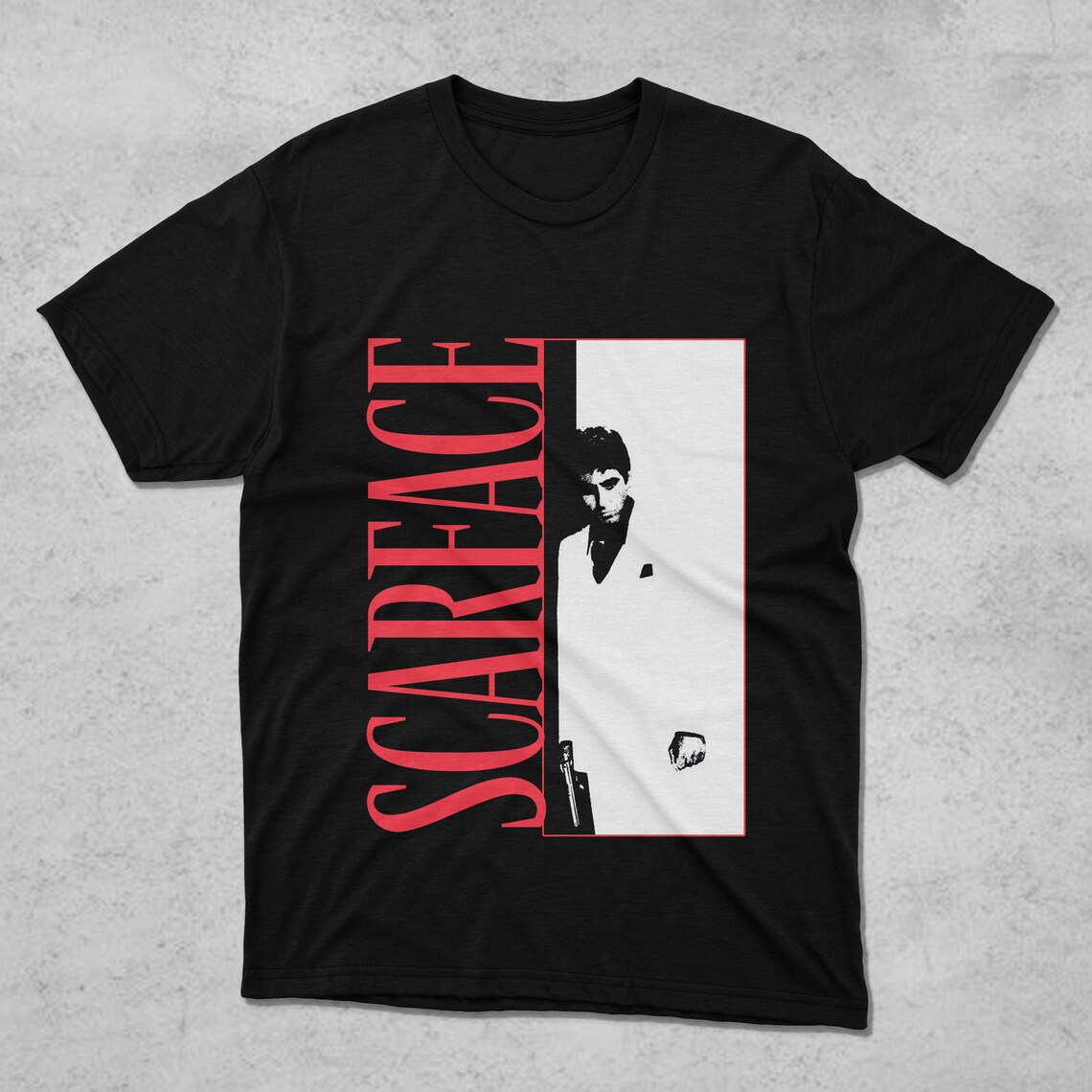 Scarface Retro Movie TShirt Scarface TShirt Gift For Men Etsy