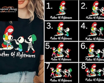 Mother Of Nightmare-CUSTOM Kid  T-shirt, Nightmare T-Shirt, Christmas Mother Day T-Shirt, Gift For Mom Personalized T-shirt.