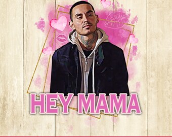 Hey Mama Sublimation Print Rio Good Girls Png Digital Download Green Glitter Drawing Illustration Art Collectibles Scottironworks Com