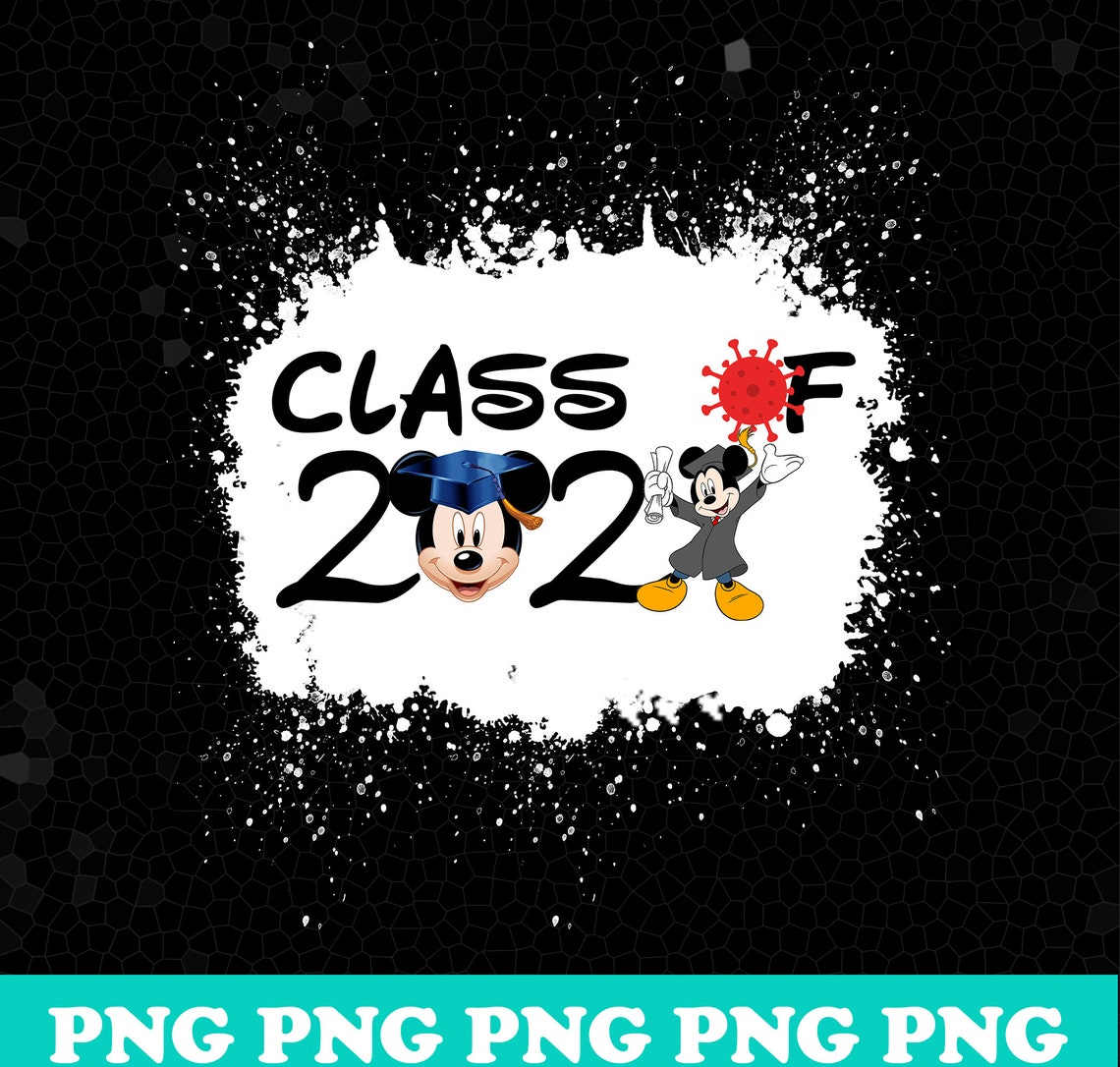 Mickey Class of 2021 Png Mickey Graduate Png Senior 2021 Etsy