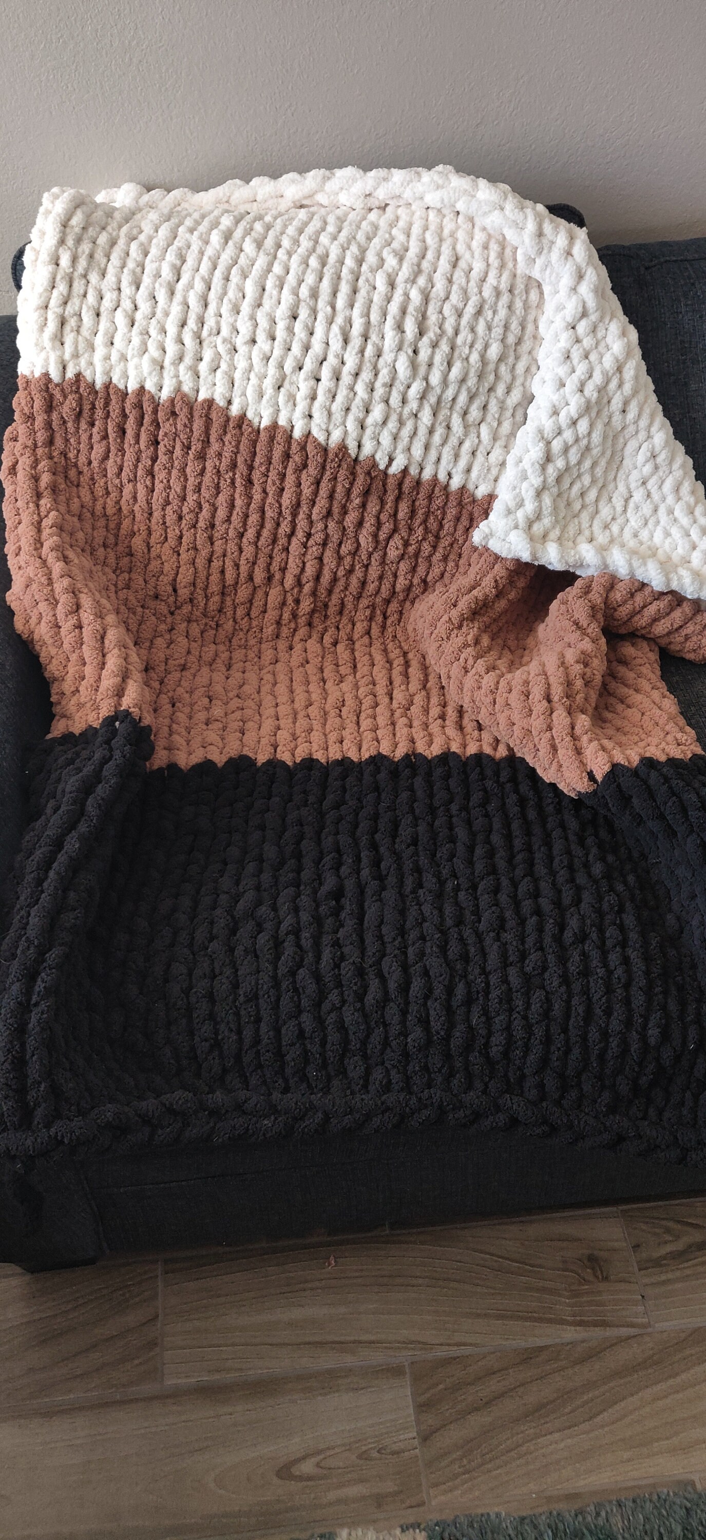 Jumbo Chenille Blanket Etsy