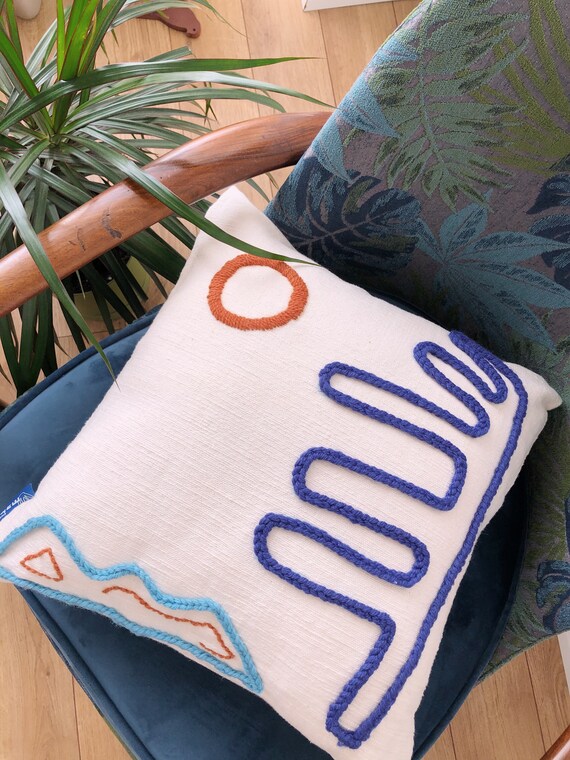 Embroidered name clearance cushions
