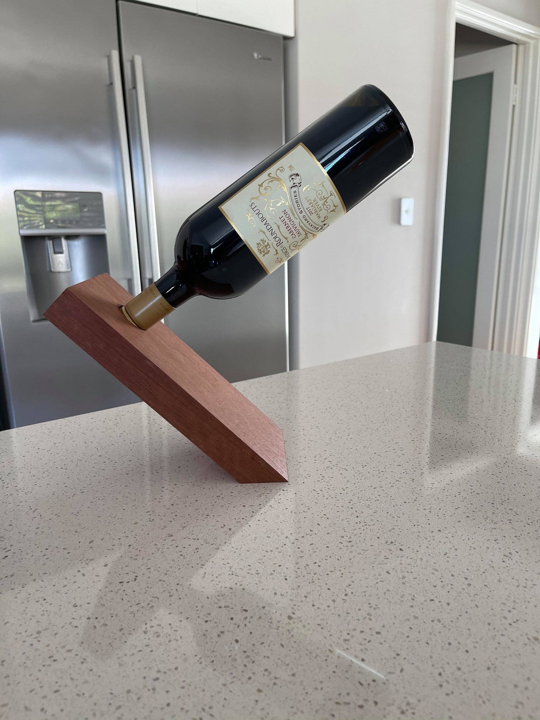 Floating Wine Bottle Holder Etsy Australia
