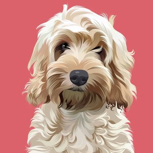 Cartoon Pet Portrait Pet Vector Customized Cat Dog Portrait Personalized Dog Portrait Personalized pet illustration Custom Dog Cat Love Gift