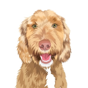 Custom Cartoon Pet Portrait, Vector Pet Vector Customized Portrait, Personalized Dog Portrait, personalized pet illustration, Pet Lover Gift