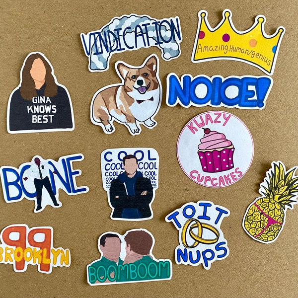 Brooklyn 99 12pc sticker pack