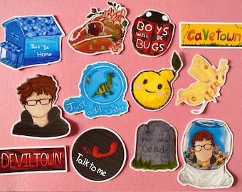 12pcs cavetown custom stickers