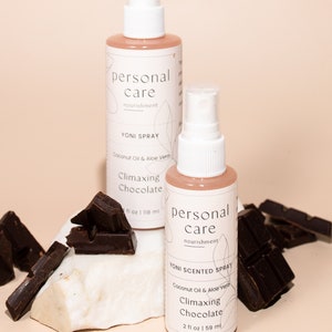 Cherishing Chocolate Yoni Spray - Chocolate Scented, Flavored and Edible, Provides Moisture, Fights Odors & Tightens Skin