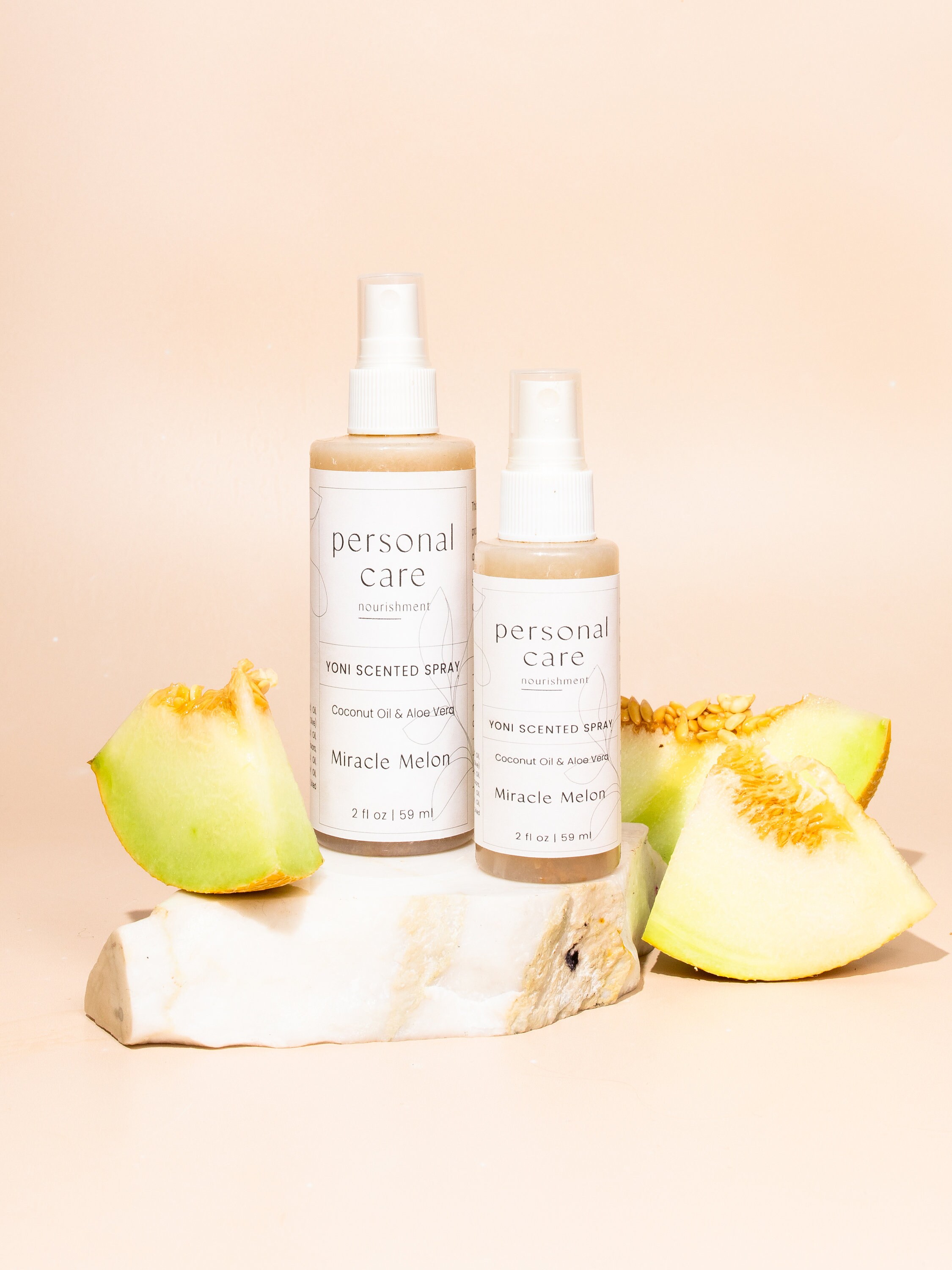 Miracle Melon Yoni Spray - Melon Scented, Flavored and Edible, Provides Moisture, Fights Odors & Tightens Skin