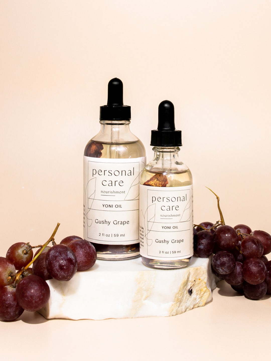 Gushy Grape Yoni Oil, All Natural Oils for Ph Balance, Odor Protection, Smooth Skin, Even Skin