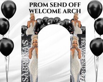 Prom Send Off, Silver and Black, Prom2025, Prom ,Prom Welcome Arch