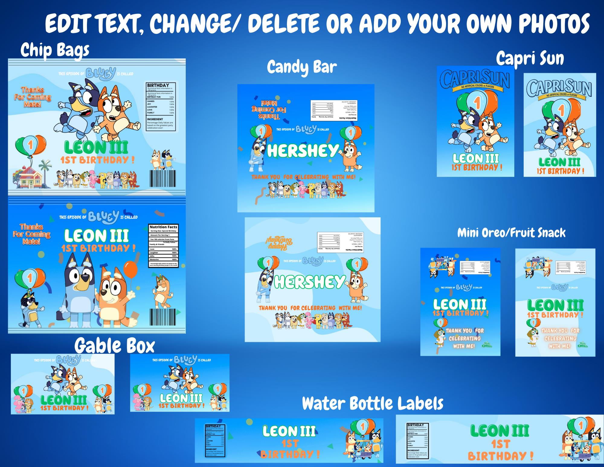 Editable Canva Favor Bundle