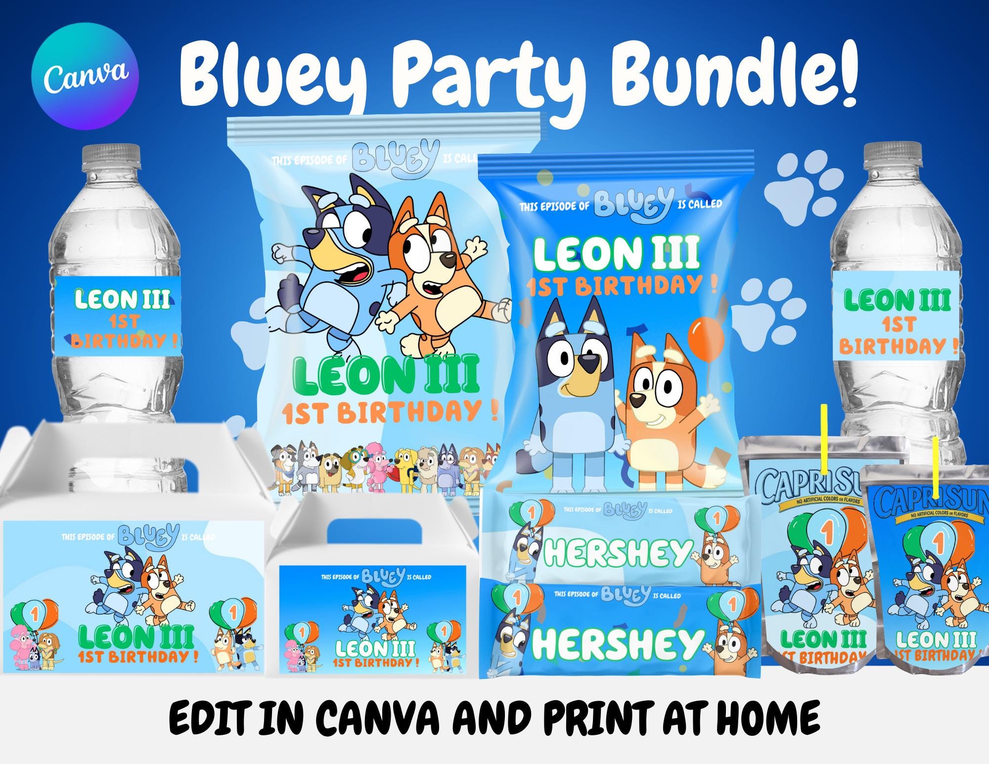 Editable Canva Favor Bundle