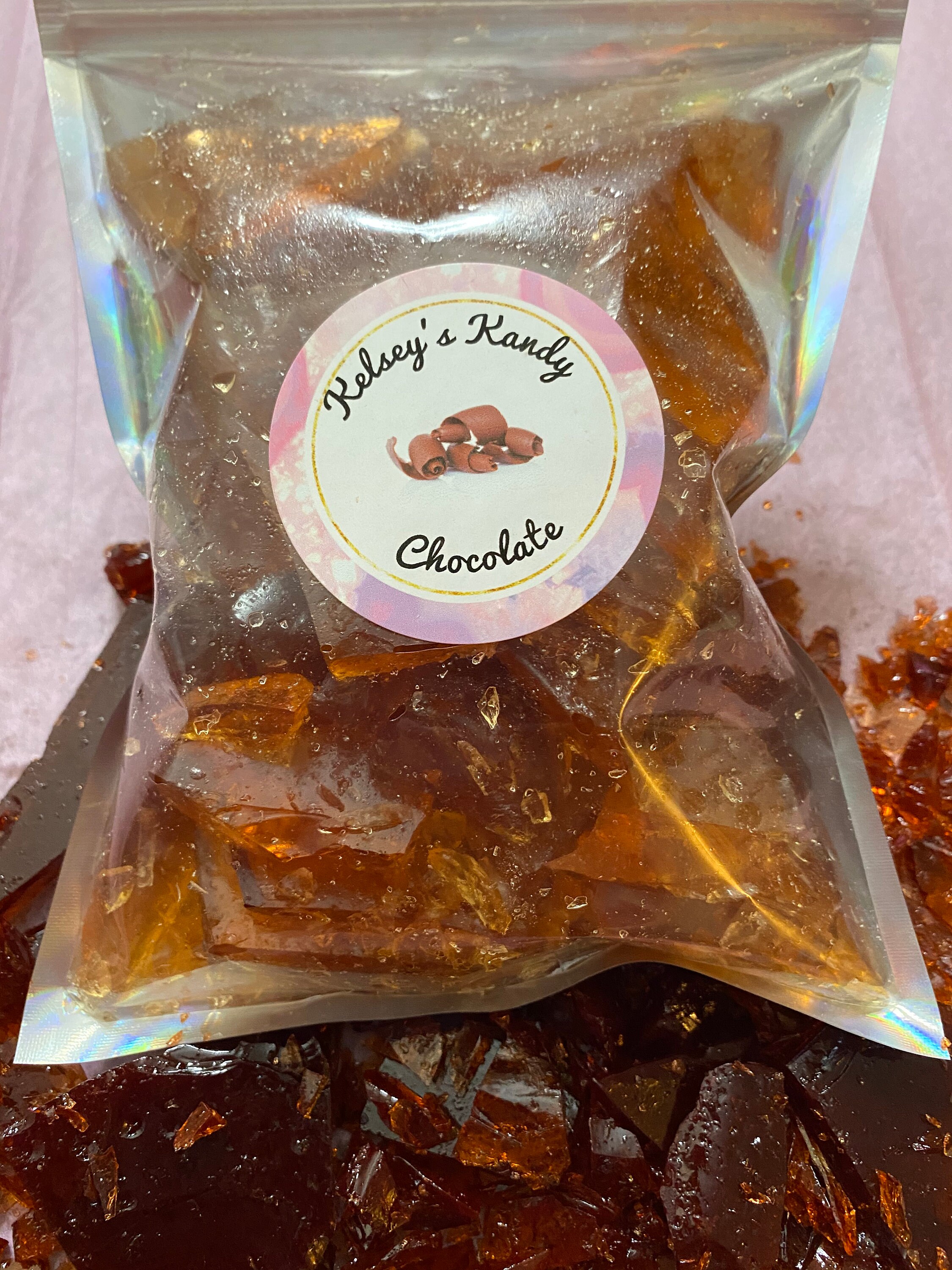 Homemade Chocolate Hard Candy party favor gift present Etsy