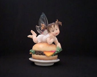 Cheeseburger Fairy Figurine