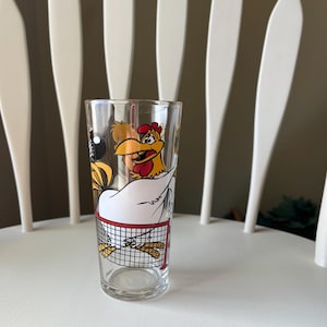 Foghorn Leghorn and Henery Hawk 16oz. Glass