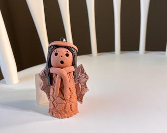 Poo Zart Angels Clay Ornament New Mexico