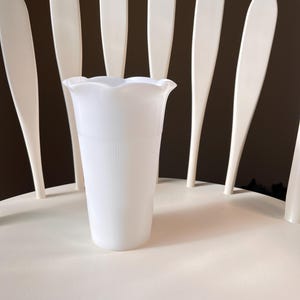 Vintage Hazel Atlas Milk Glass Vase