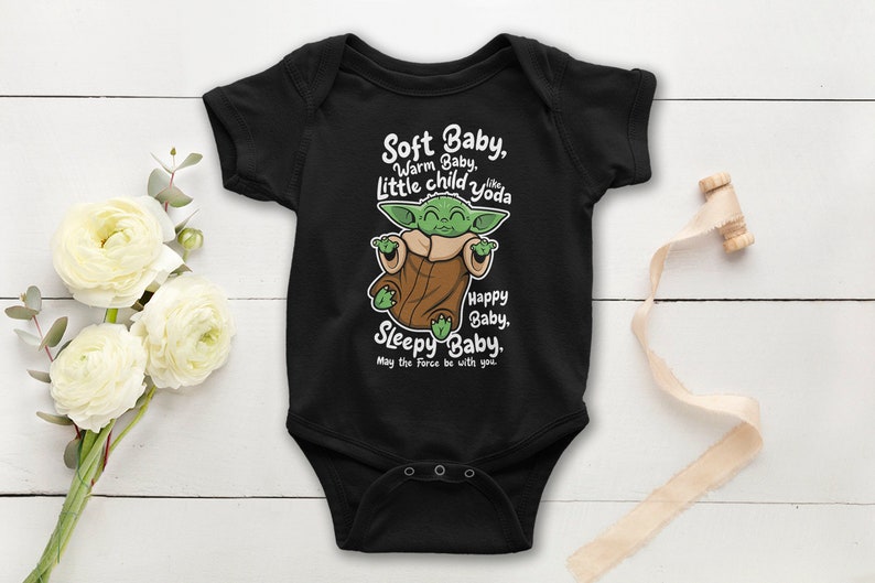 Baby Shower Baby Onepiece Mother/'s Day Little Child Yoda Funny Baby Bodysuit Baby Birthday Baby Gift Baby One-Piece