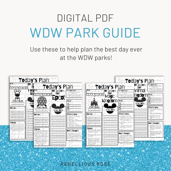 WDW Theme Park Guide/Travel Agent Planner