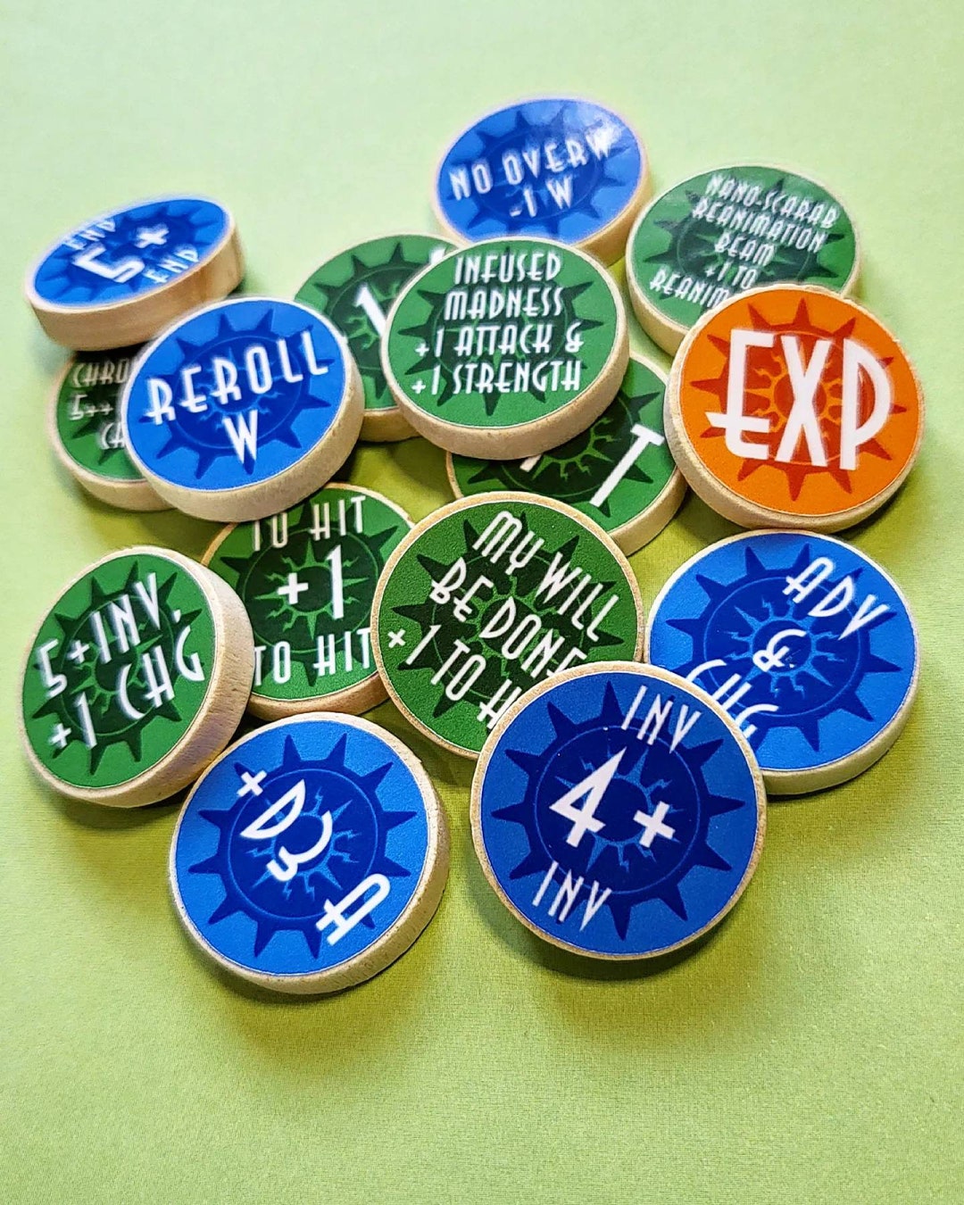 Custom Warhammer Tokens Personalised Tabletop Gaming Tokens Etsy