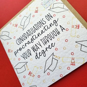 Funny Graduation Card | Sarcastic Graduation Card