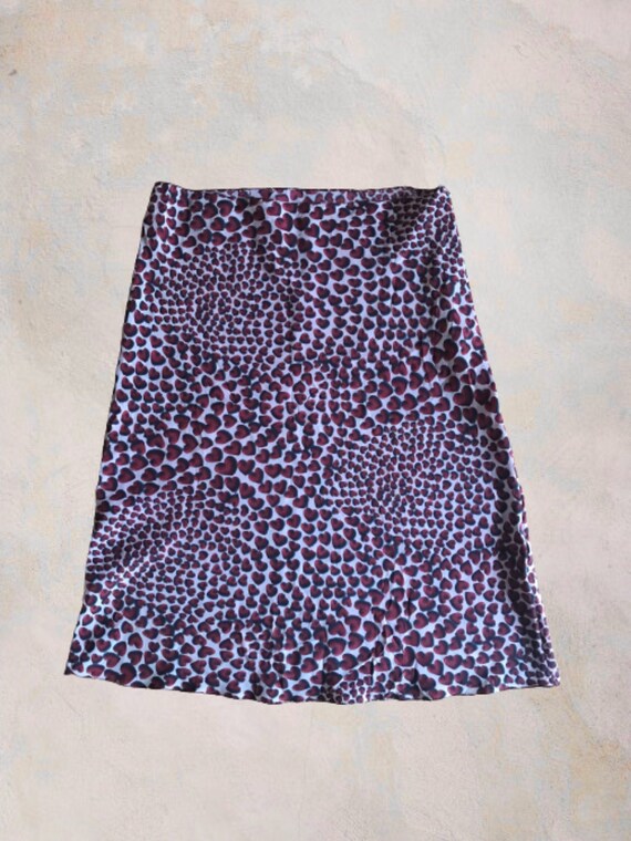 Vintage Prada Spring 2000 Heart Chiffon Silk Slip