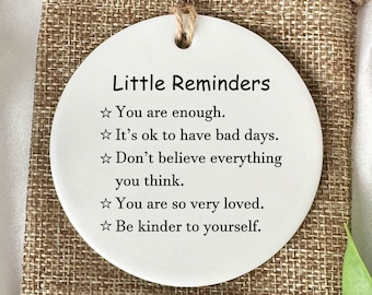 Little Reminders Keepsake, Mental Health Gift, Positive, Inspirational, Gift for Daughter Son, Reminder Gift For Friend, Self Love Gift