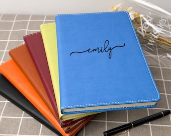 Personalized Journal Notebook, Custom Journals and Notebooks, Journal for Her,Personalized Journal for Girls,Gift for Daughter, Teacher Gift