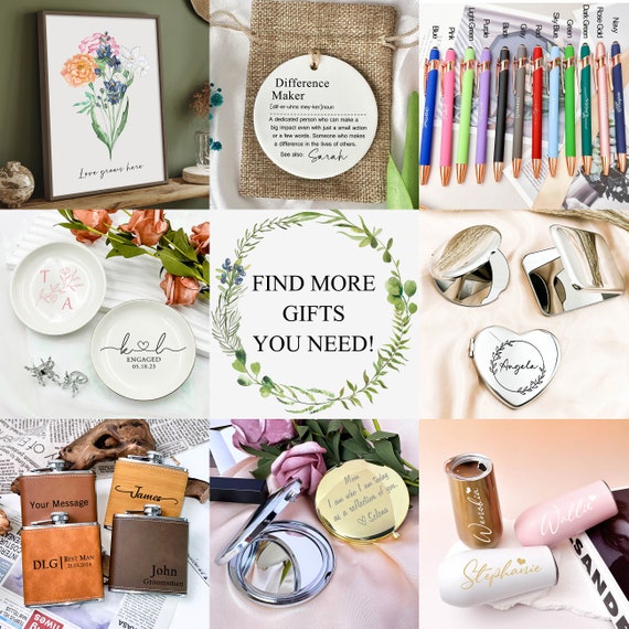 Personalized Thank You Gift Difference Maker Gift Thank You Present Leaving Gift Retirement Gift Teacher Gifts New Job Gift Friend Etsy UK